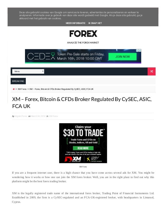 Www Algobitforex Eu 2018 03 Xm Forex Bitcoin Cfds Broker Regulated Ht - 